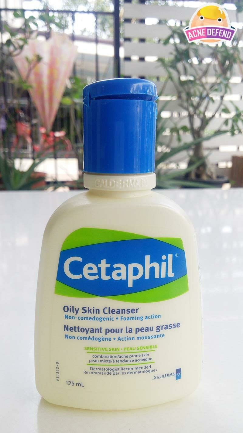 โฟมล้างหน้า Cetaphil Oily skin cleanser